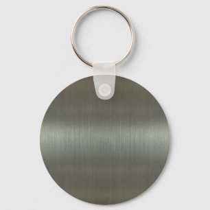 Brusad aluminium nyckelring