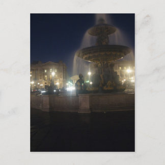 Brusande natt vykort