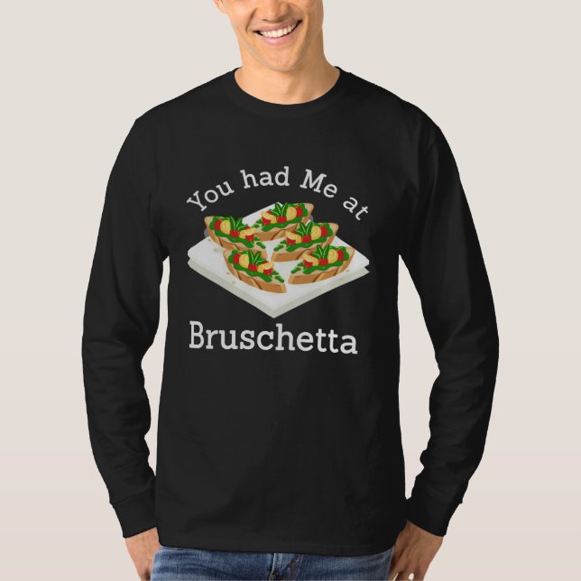 Bruschetta Apparel Italy Antipasto T Shirt (Framsida)
