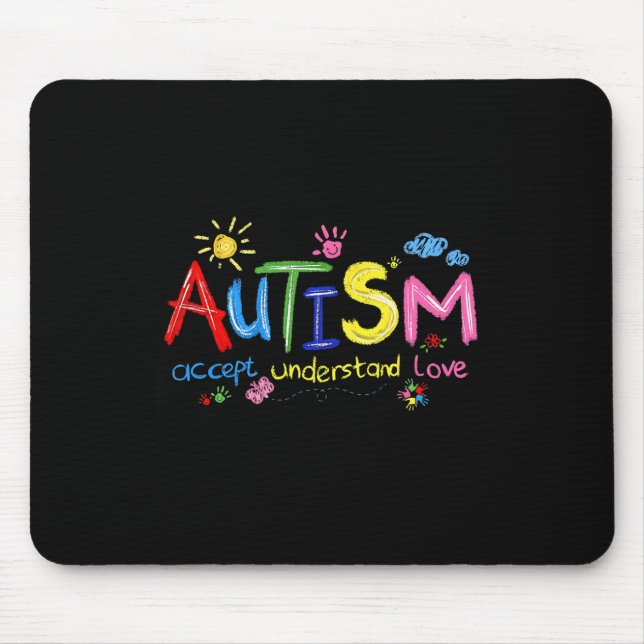 Bruschstroke Autism Awareness Accepterar Lov Musmatta (Framsidan)