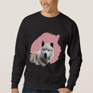 Brush Hund Husky Lång Ärmad Tröja