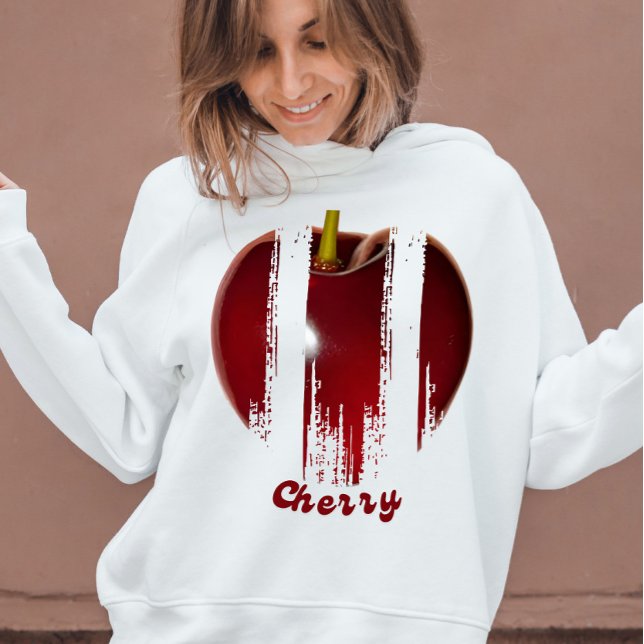 Brush Stroke "Cherry" Fruit T Shirt (Skapare uppladdad)