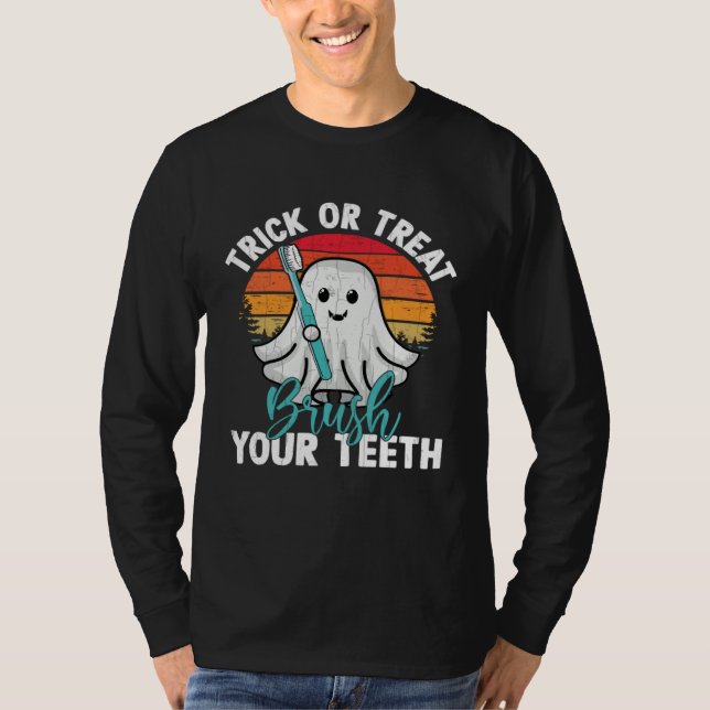 Brush Your Teeth  Dentist Dental Assistant Graphic T Shirt (Framsida)