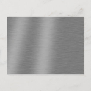 Brushed Aluminium Struktur Vykort