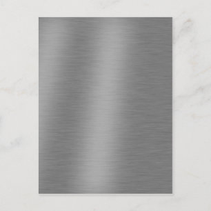Brushed Aluminium Struktur Vykort