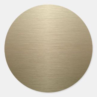 Brushed Bronze Runt Klistermärke