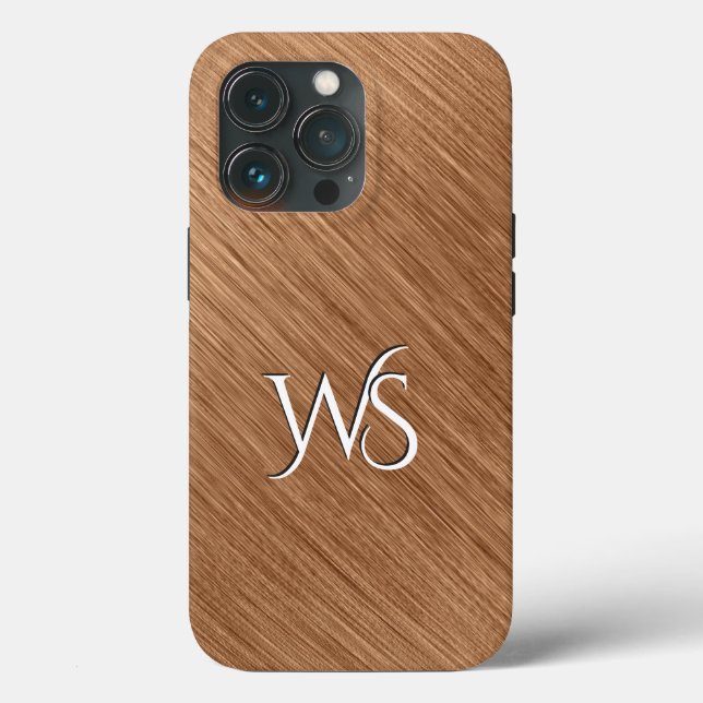 Brushed Copper Monogrammed (Baksida )
