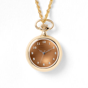 Brushed Copper-utseende Armbandsur