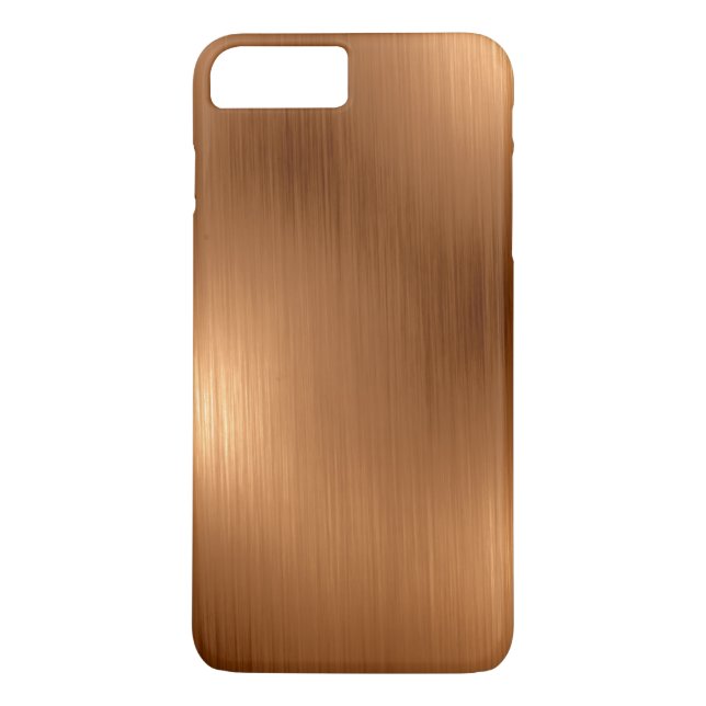 Brushed Copper-utseende Case-Mate iPhone Skal (Baksida)