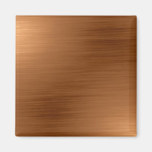Brushed Copper-utseende Magnet (Framsidan)