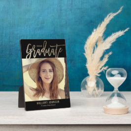 Brushed Glimmer EDITABLE FÄRG Studenten Plaque