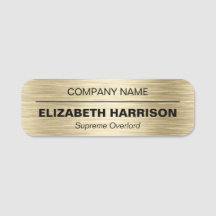 Brushed Guld Corporate