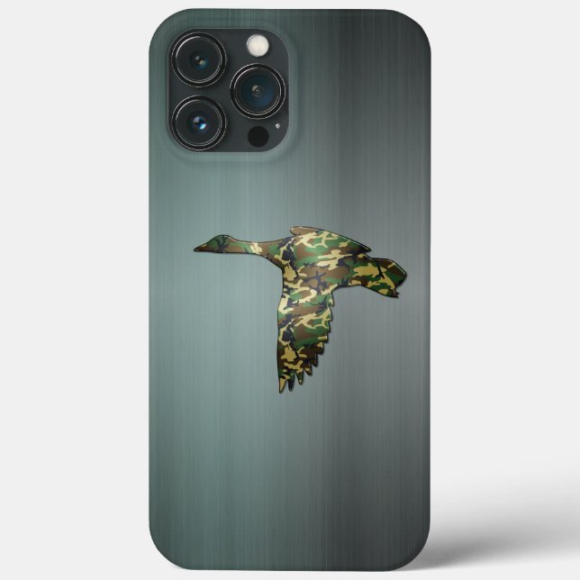 Brushed Gun Metall - Camo Mallard Anka i Flight Ca (Baksida)