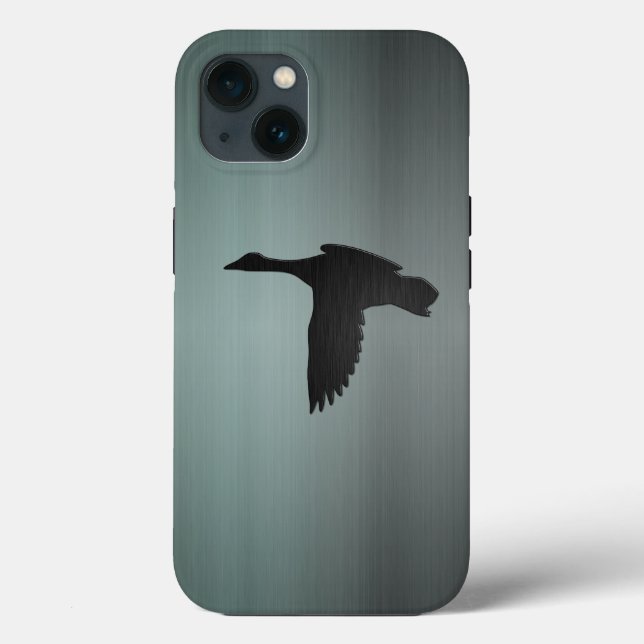 Brushed Gun Metall - Mallard Anka under flygning (Baksida)