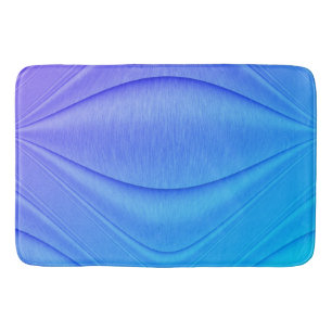 Brushed Lavender to Violet Contour Design Badrumsmatta