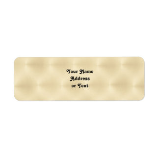 Brushed Metall - Guld-bakgrund Returadress Etikett