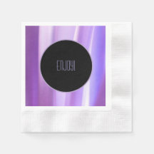 Brushed Petals Lavender Pappersservett | Elegant F