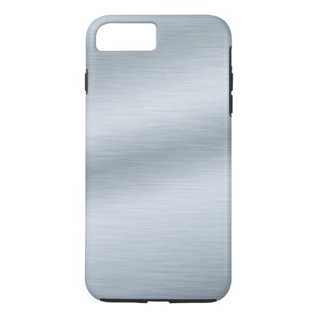 Brushed Silver Elegant iPhone 7 Fodral Case-Mate iPhone Skal (Baksida)