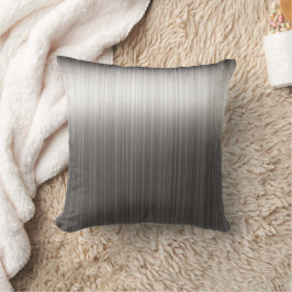 Brushed Steel Metall Pillow Kudde
