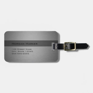 Brushed Steel Two Shades Bagagebricka