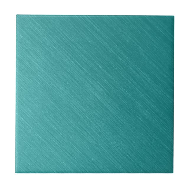 Brushed Teal Metall Se kash001 Kakelplatta (Framsidan)
