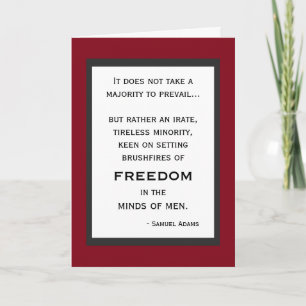 Brushfire of Freedom Birthday Card Kort