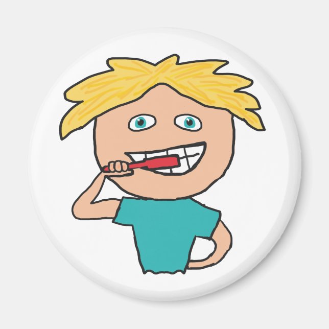 Brushing Teeth Magnet (Framsidan)