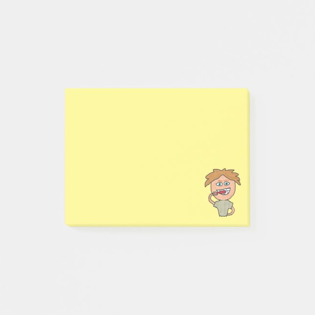 Brushing Teeth Post-it Block (Framsida)