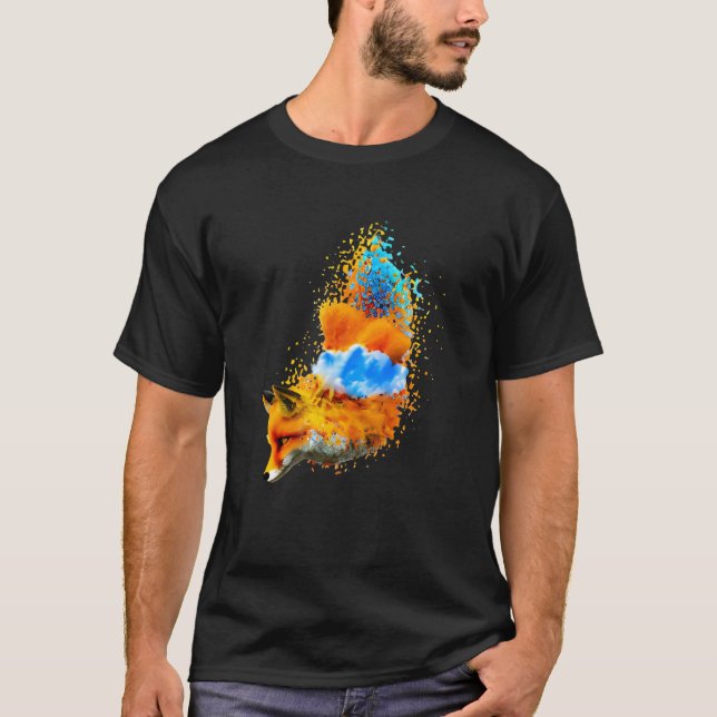 Brushline Fox T Shirt (Framsida)
