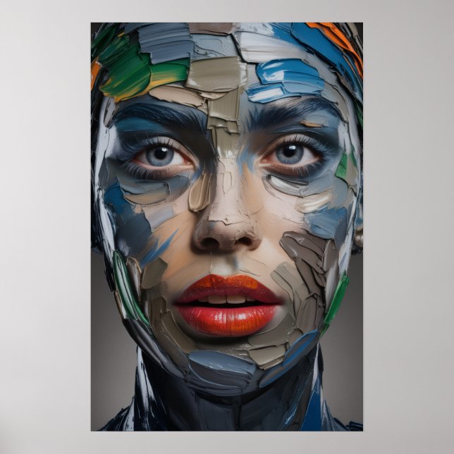 Brushstroke Beauty Poster (Framsidan)