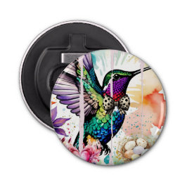 Brushstroke Bird Art Flasköppnare