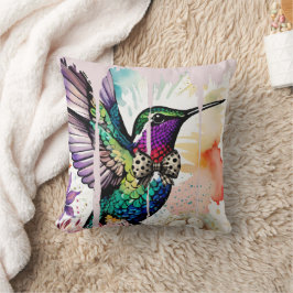 Brushstroke Bird Art Kudde