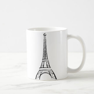 Brushstroke Eiffel Torn Kaffemugg