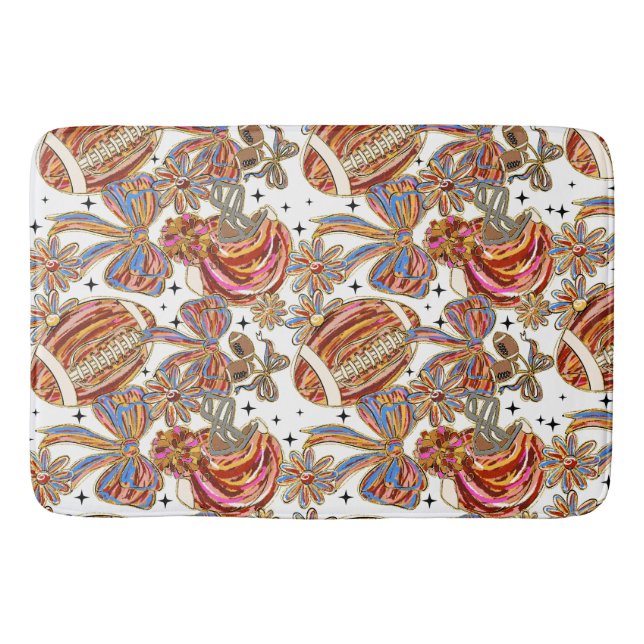 Brushstroke Football Coquette Badrumsmatta (Framsidan)