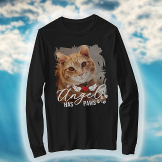 Brushstroke Photo Angel har Tassar Kat Memorial T Shirt