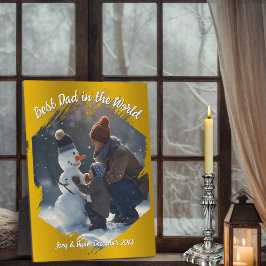 Brushstroke Photo Ram Guld-bakgrund