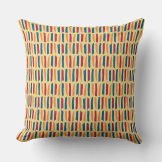 Brushstroke Rand Dekorativ kudde - Boho Stil