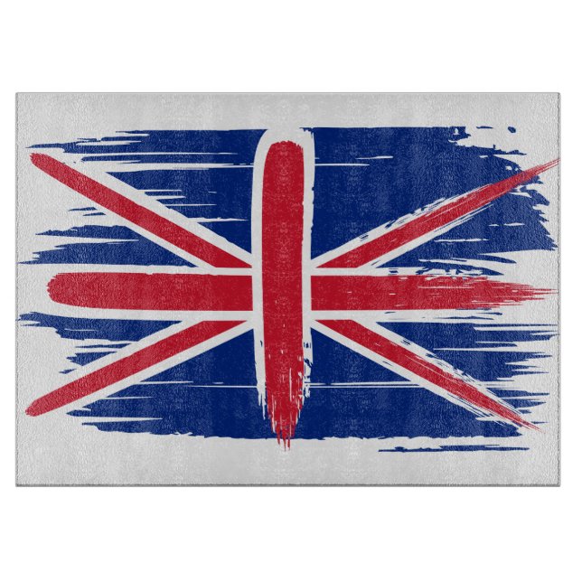 Brushstroke UK Union Jack Flagga (Framsidan)