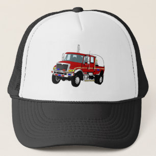 BrushTruckRed Keps