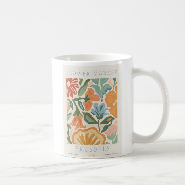Brusmarknaden i Bryssel Kaffemugg (Höger)