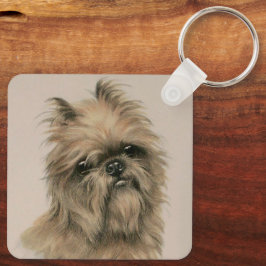 Brussel Griffon Nyckelring