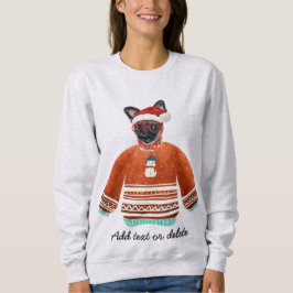 Brussel Hund Uganda jul Hund Sweatshirt T Shirt