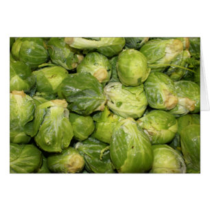 Brussel Sprouts Hälsningskort
