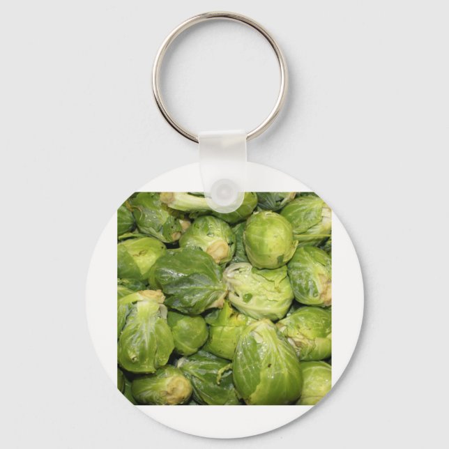 Brussel Sprouts Nyckelring (Framsida)
