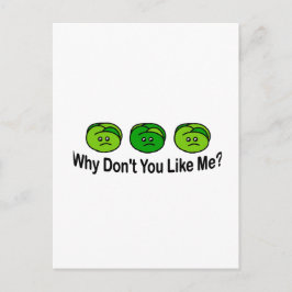 Brussel Sprouts Vykort