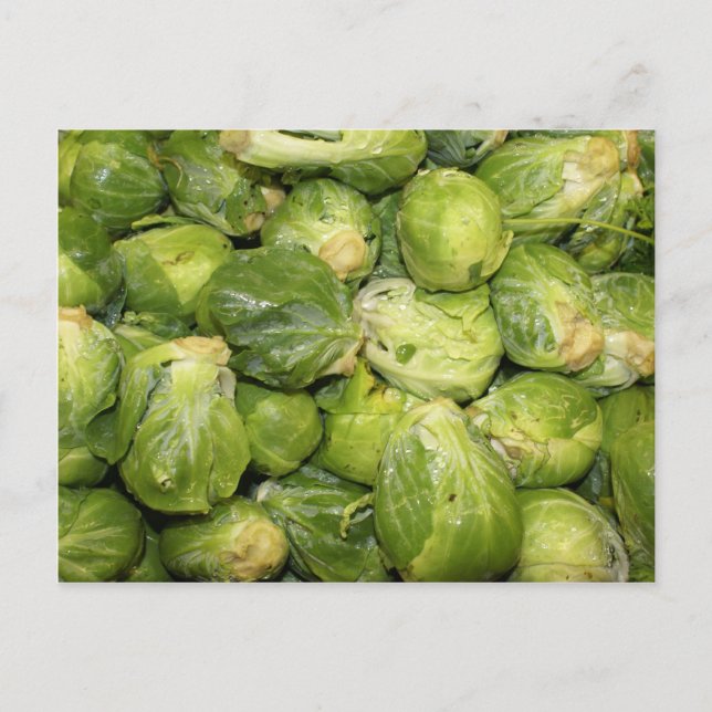 Brussel Sprouts Vykort (Framsida)