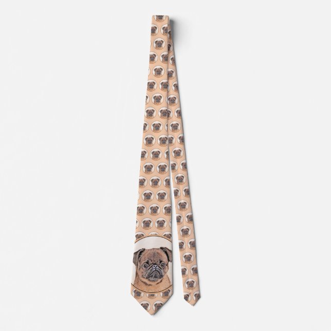 Brussel, utjämnad målning Original Hund Art Slips (Framsida)