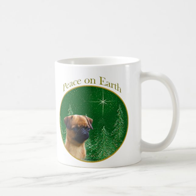 Brussels Griffon Peace Kaffemugg (Höger)