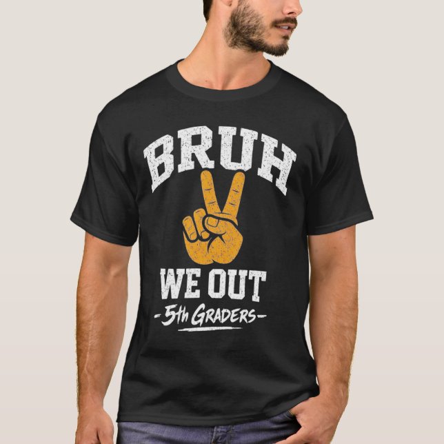 Brut 5:e klassare ut 5:e klass examen  t shirt (Framsida)
