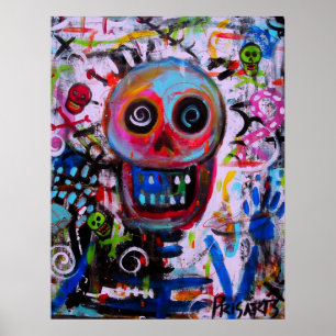 BRUT SKULL POSTER